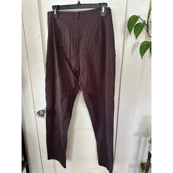 Gloria Vanderbilt Women’s size 12 tall brown pants - Picture 6 of 7